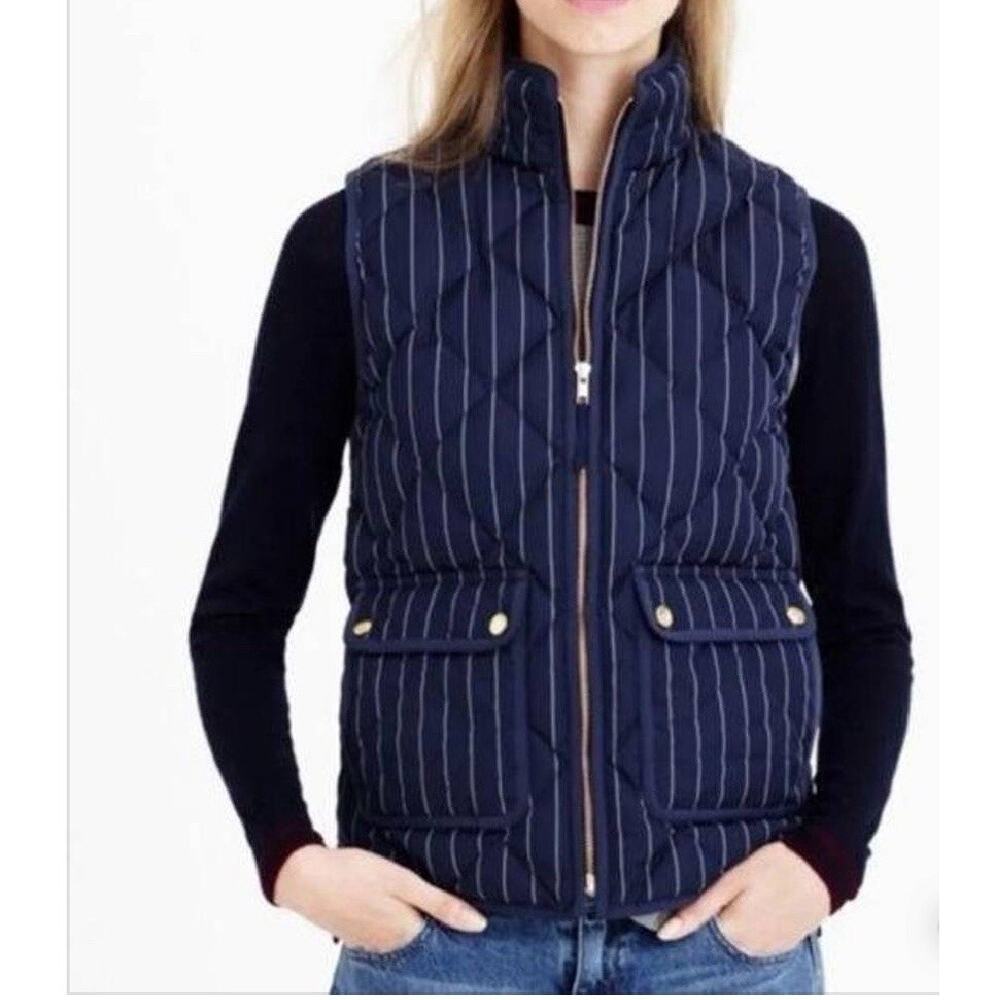 J. Crew Excursion Down Quilted Puffer Vest, L